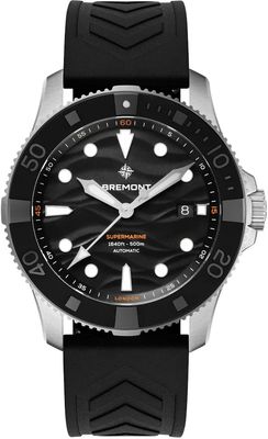 Bremont SM43-DT-SS-BK-R-S Supermarine 500m on Strap