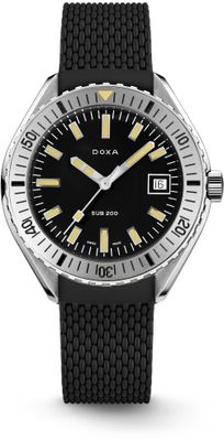 DOXA SUB 200 Sharkhunter 796.15.101.20 On Black Rubber Strap